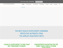 Tablet Screenshot of nutrishield.com